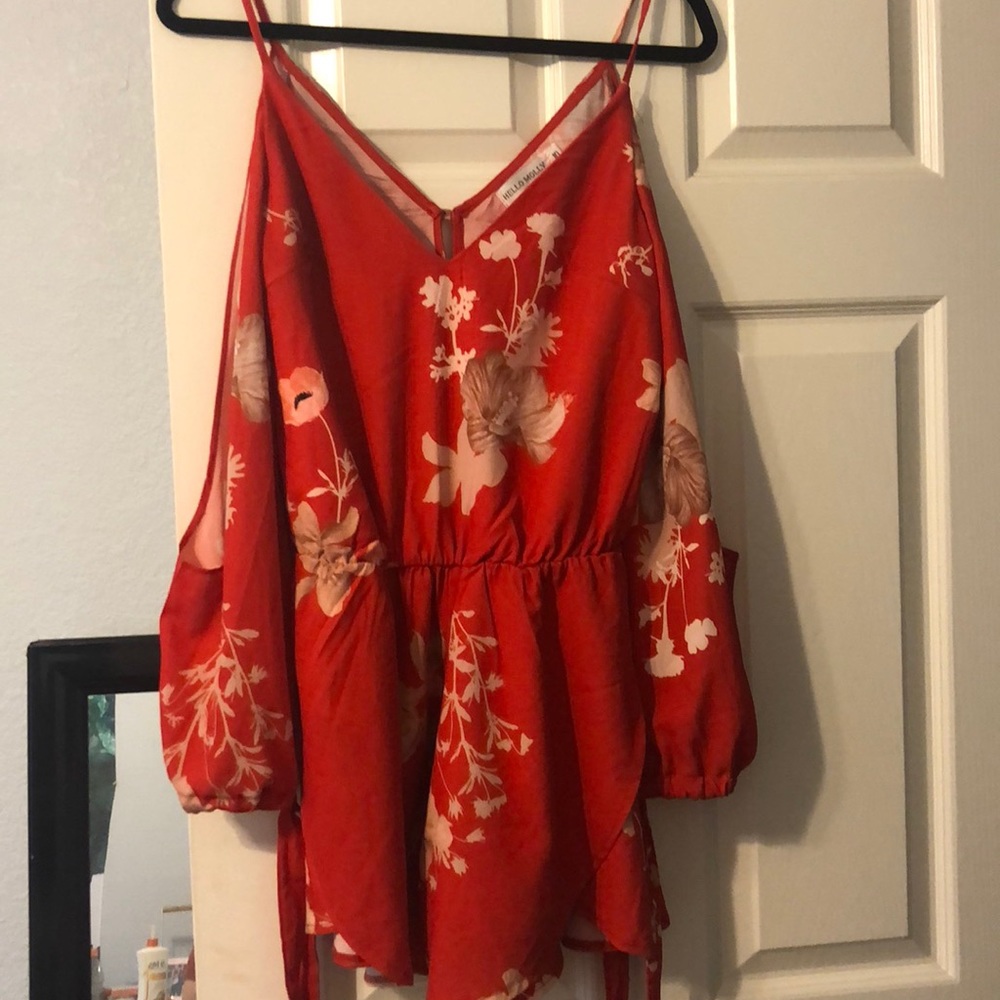 Hello Molly floral romper